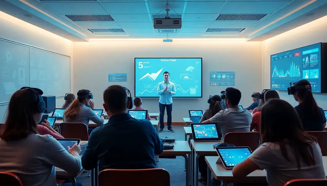 A glimpse of the future: Digital classrooms bringing learning to life.