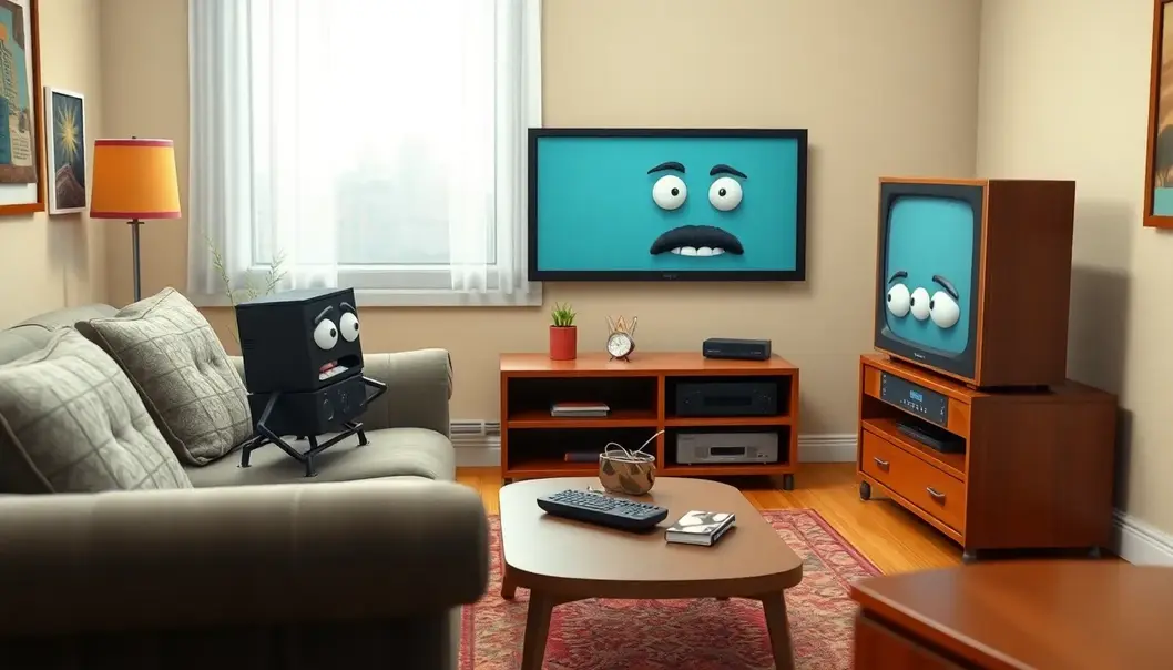 Animated kitchen utensils engaged in lively conversation.